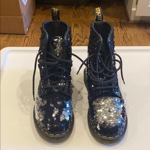 Sequins dr Martens size 6